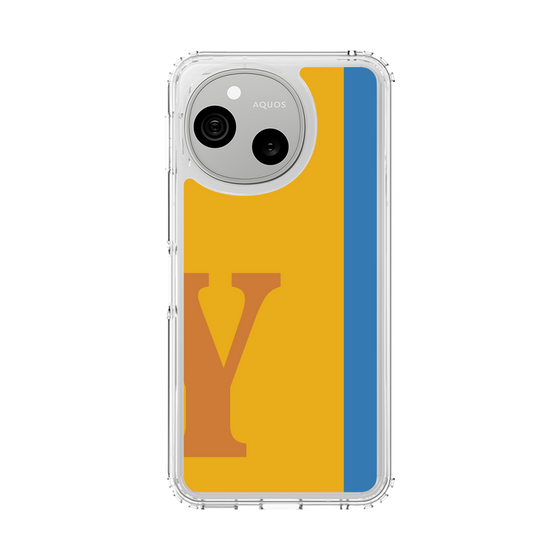 スリムプロテクションケース［ オリジナル - initial color line - Y orange ］