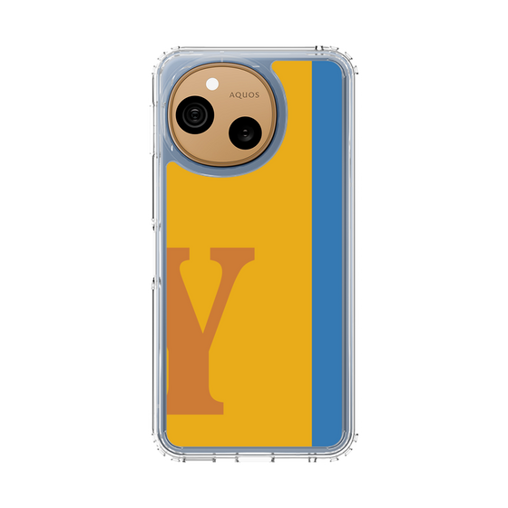 スリムプロテクションケース［ オリジナル - initial color line - Y orange ］