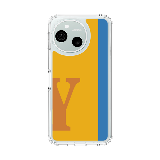 スリムプロテクションケース［ オリジナル - initial color line - Y orange ］