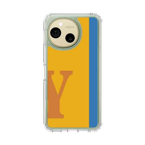 スリムプロテクションケース［ オリジナル - initial color line - Y orange ］