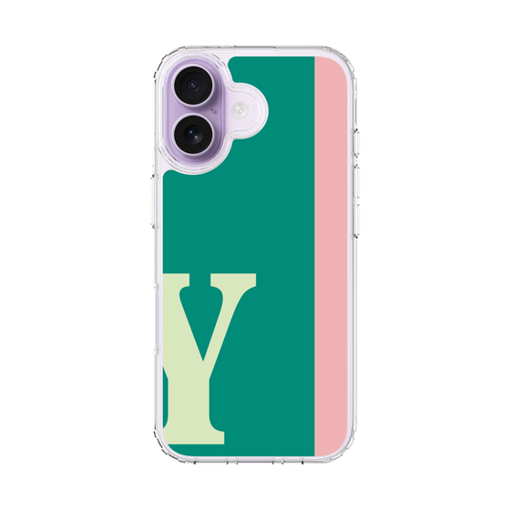スリムプロテクションケース［ オリジナル - initial color line - Y green ］