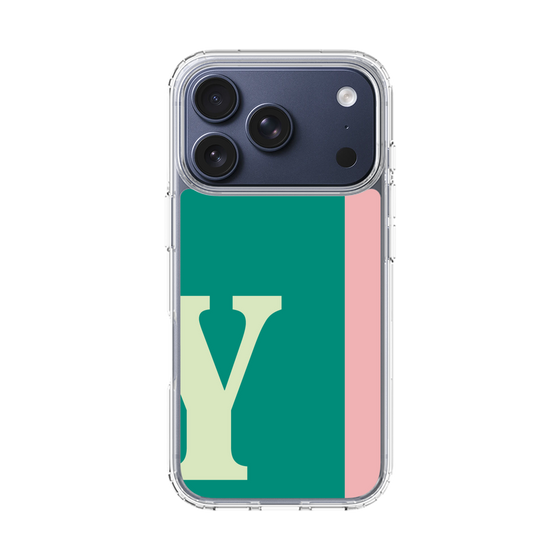 スリムプロテクションケース［ オリジナル - initial color line - Y green ］