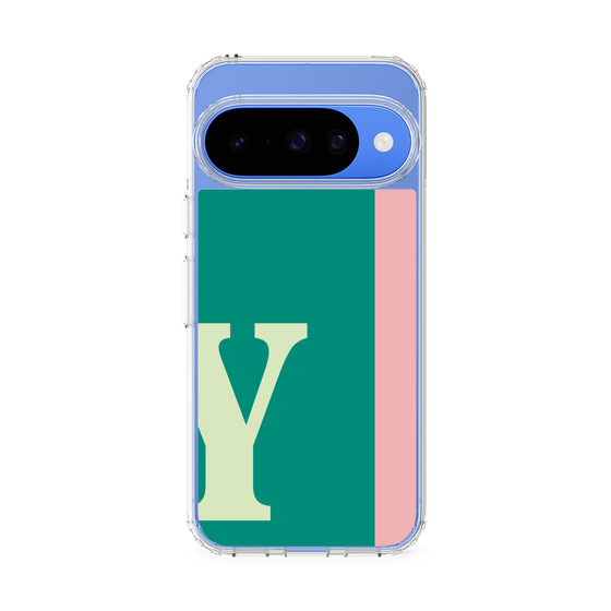 スリムプロテクションケース［ オリジナル - initial color line - Y green ］