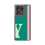 スリムプロテクションケース［ オリジナル - initial color line - Y green ］