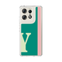 スリムプロテクションケース［ オリジナル - initial color line - Y green ］