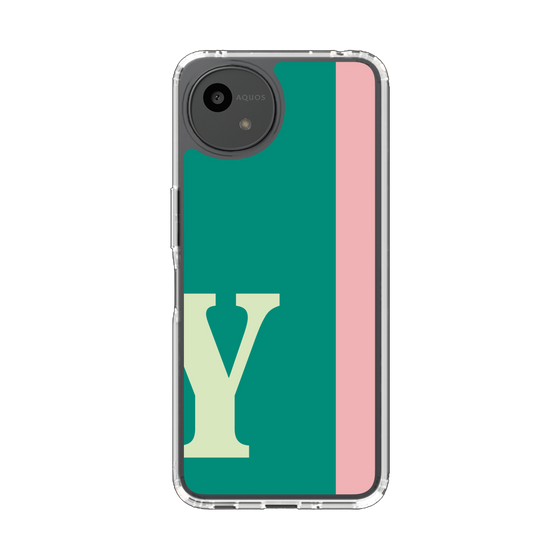 スリムプロテクションケース［ オリジナル - initial color line - Y green ］