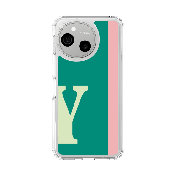 スリムプロテクションケース［ オリジナル - initial color line - Y green ］