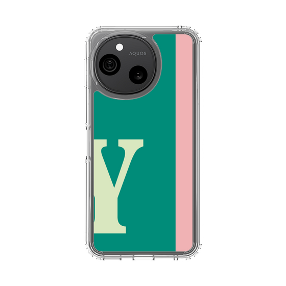 スリムプロテクションケース［ オリジナル - initial color line - Y green ］