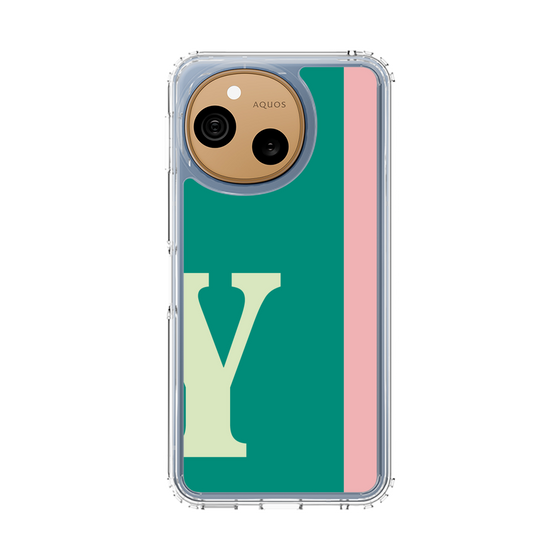 スリムプロテクションケース［ オリジナル - initial color line - Y green ］