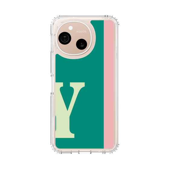 スリムプロテクションケース［ オリジナル - initial color line - Y green ］