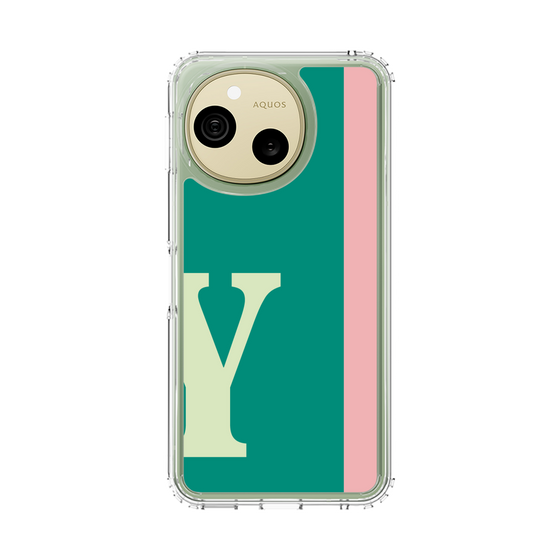 スリムプロテクションケース［ オリジナル - initial color line - Y green ］