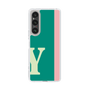 スリムプロテクションケース［ オリジナル - initial color line - Y green ］