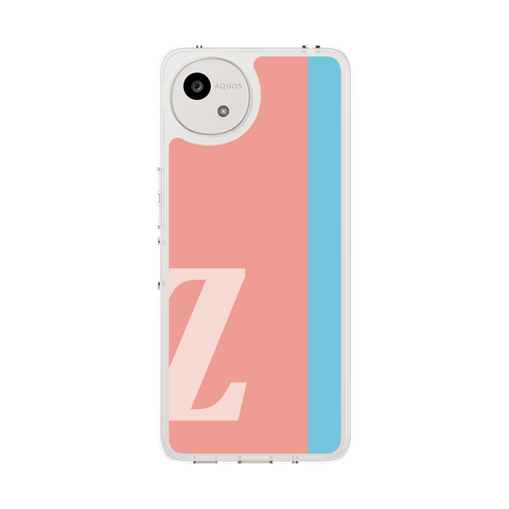 スリムプロテクションケース［ オリジナル - initial color line - Z pink ］