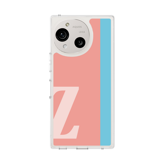スリムプロテクションケース［ オリジナル - initial color line - Z pink ］