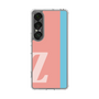 スリムプロテクションケース［ オリジナル - initial color line - Z pink ］