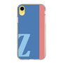 スリムプロテクションケース［ オリジナル - initial color line - Z blue ］