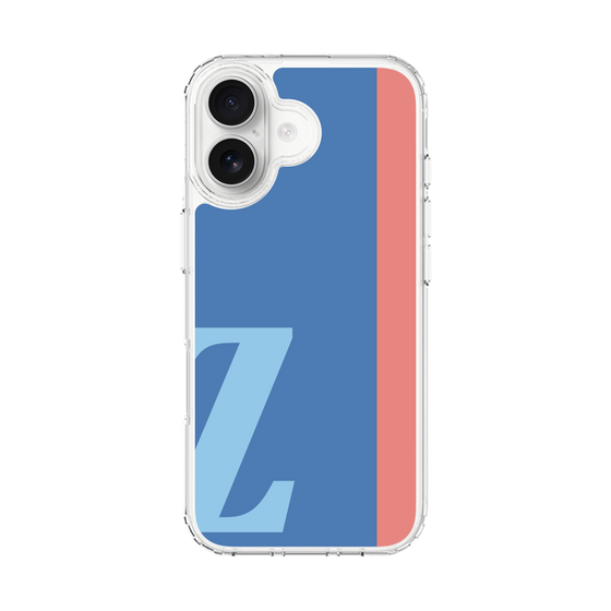 スリムプロテクションケース［ オリジナル - initial color line - Z blue ］