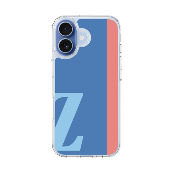 スリムプロテクションケース［ オリジナル - initial color line - Z blue ］