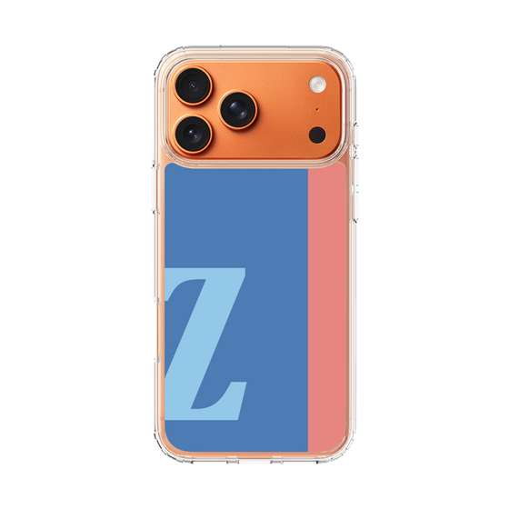 スリムプロテクションケース［ オリジナル - initial color line - Z blue ］