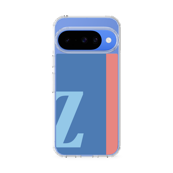 スリムプロテクションケース［ オリジナル - initial color line - Z blue ］