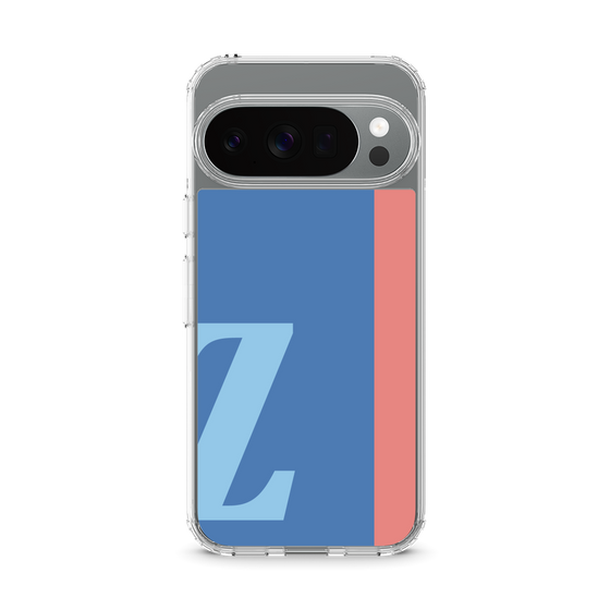スリムプロテクションケース［ オリジナル - initial color line - Z blue ］