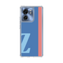 スリムプロテクションケース［ オリジナル - initial color line - Z blue ］