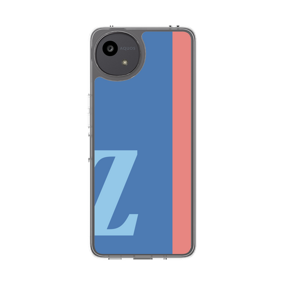 スリムプロテクションケース［ オリジナル - initial color line - Z blue ］