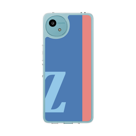 スリムプロテクションケース［ オリジナル - initial color line - Z blue ］