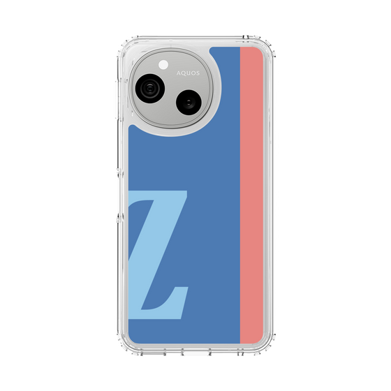 スリムプロテクションケース［ オリジナル - initial color line - Z blue ］