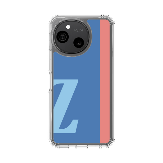 スリムプロテクションケース［ オリジナル - initial color line - Z blue ］