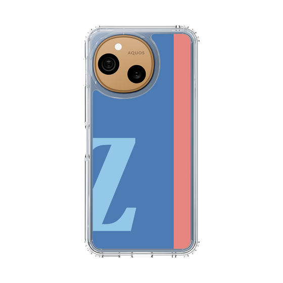 スリムプロテクションケース［ オリジナル - initial color line - Z blue ］