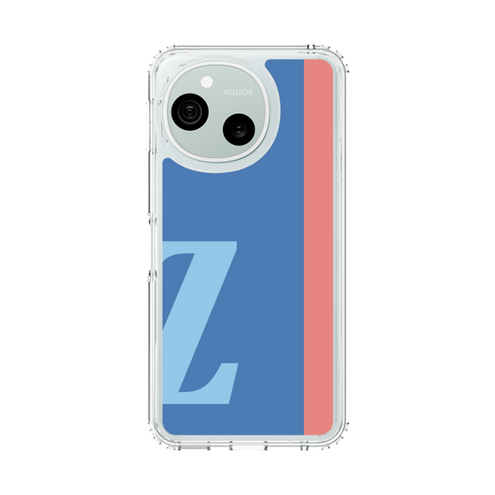 スリムプロテクションケース［ オリジナル - initial color line - Z blue ］