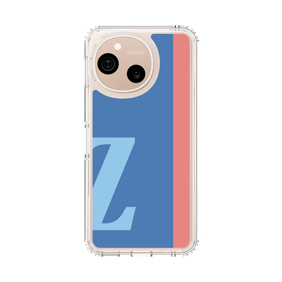 スリムプロテクションケース［ オリジナル - initial color line - Z blue ］