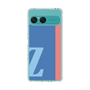 スリムプロテクションケース［ オリジナル - initial color line - Z blue ］