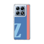 スリムプロテクションケース［ オリジナル - initial color line - Z blue ］