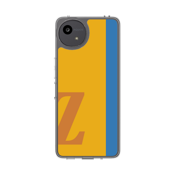 スリムプロテクションケース［ オリジナル - initial color line - Z orange ］
