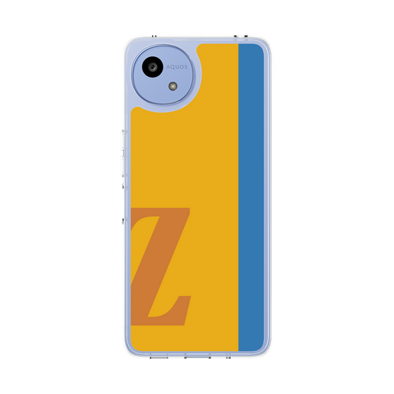 スリムプロテクションケース［ オリジナル - initial color line - Z orange ］