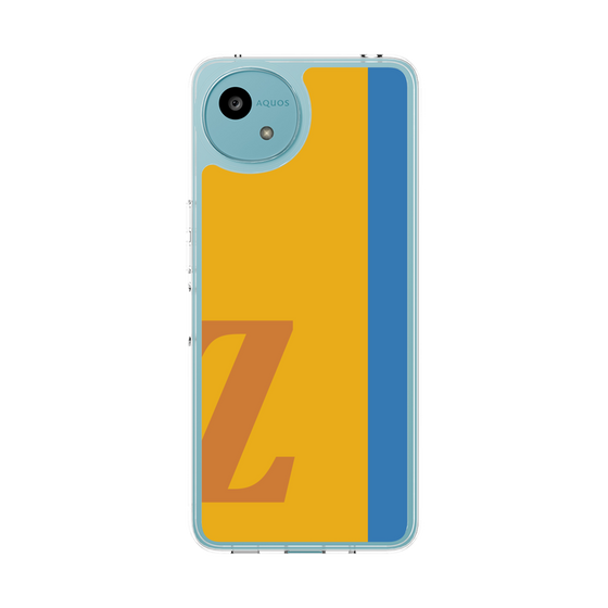 スリムプロテクションケース［ オリジナル - initial color line - Z orange ］