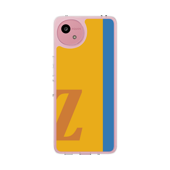 スリムプロテクションケース［ オリジナル - initial color line - Z orange ］