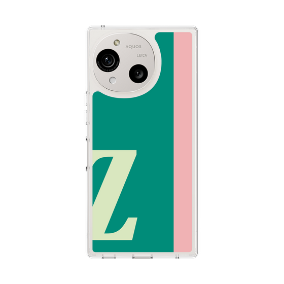 スリムプロテクションケース［ オリジナル - initial color line - Z green ］
