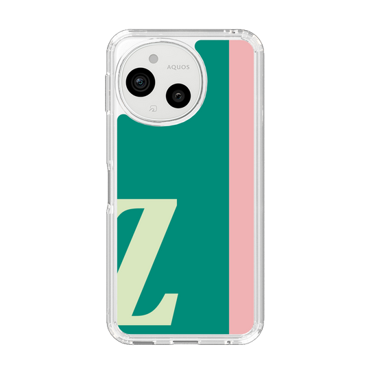 スリムプロテクションケース［ オリジナル - initial color line - Z green ］
