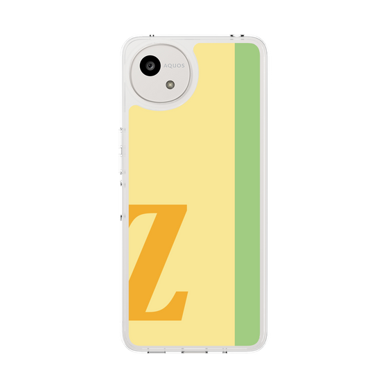 スリムプロテクションケース［ オリジナル - initial color line - Z yellow ］