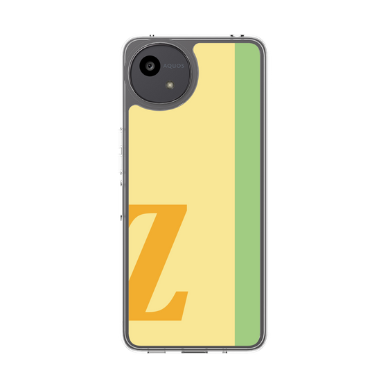 スリムプロテクションケース［ オリジナル - initial color line - Z yellow ］