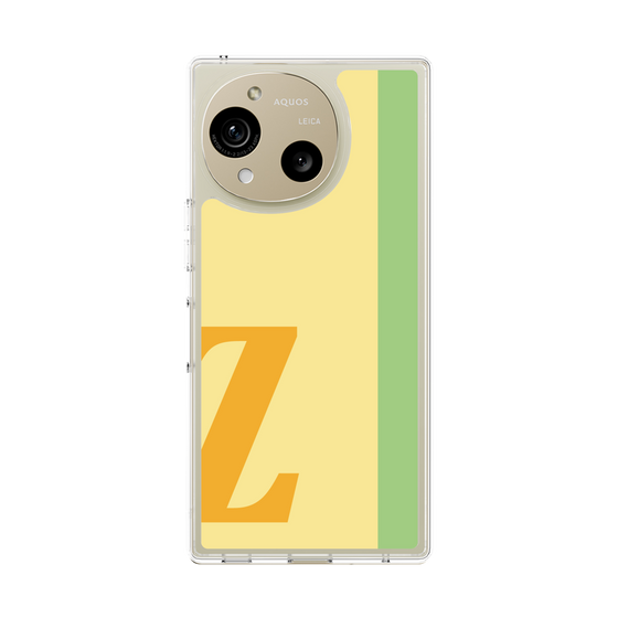 スリムプロテクションケース［ オリジナル - initial color line - Z yellow ］