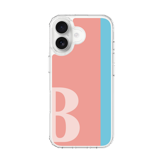 スリムプロテクションケース［ オリジナル - initial color line - B pink ］