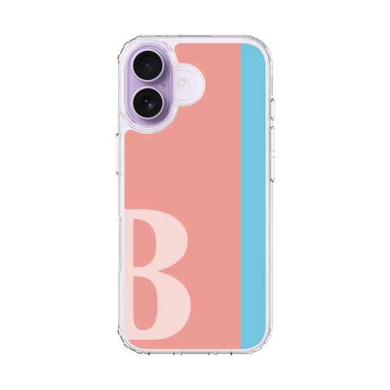 スリムプロテクションケース［ オリジナル - initial color line - B pink ］