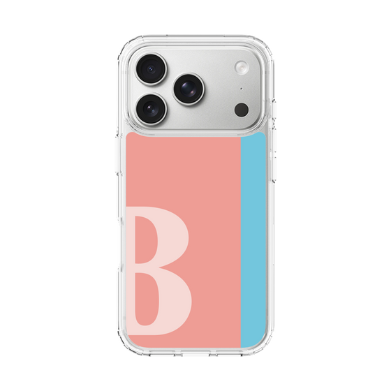 スリムプロテクションケース［ オリジナル - initial color line - B pink ］
