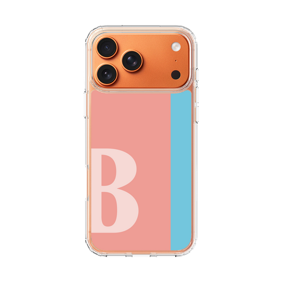 スリムプロテクションケース［ オリジナル - initial color line - B pink ］