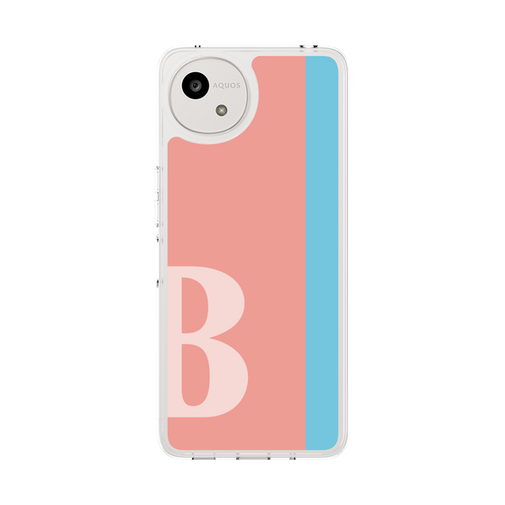 スリムプロテクションケース［ オリジナル - initial color line - B pink ］