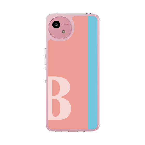 スリムプロテクションケース［ オリジナル - initial color line - B pink ］